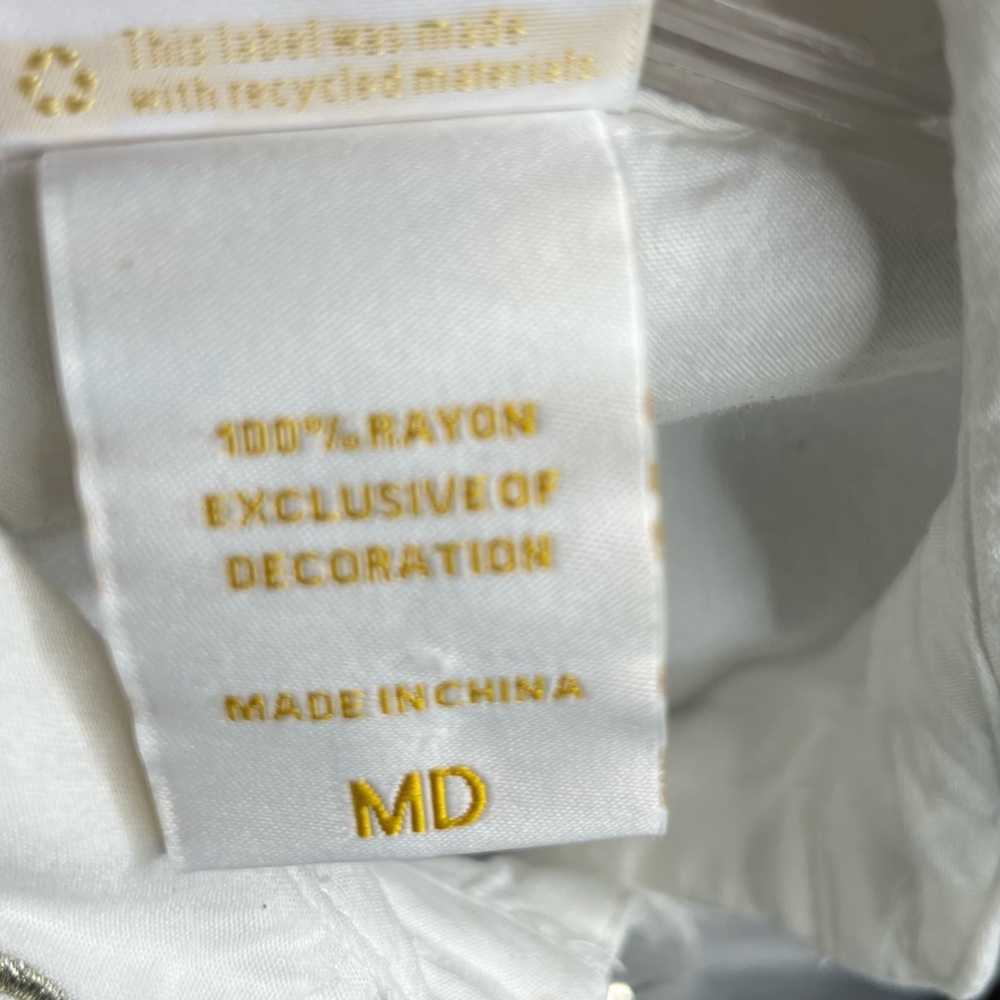 Sailor Moon Her Universe White Constellation Top Blouse Embroidered - Picture 7 of 7